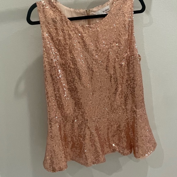 Like new sparkly peplum top - Picture 2 of 6